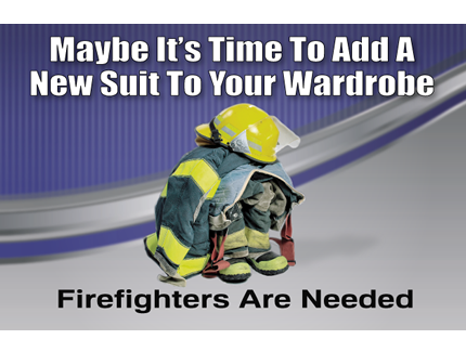 Volunteer Firefighter Recruitment Small Flyer - Front 2 